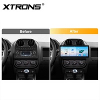 Estéreo para Auto Android de 12.3 Pulgadas para Jeep/Dodge/Chrysler, UNISOC 7865, 8+128GB, Pantalla QLED, AKM 7604, Salida Coaxial Dual BT, CE - XTRONS