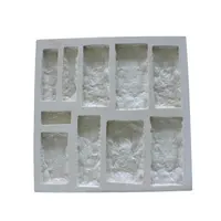 Cubre decorativos de poliuretano de piedra de imitación 3d Panel de pared