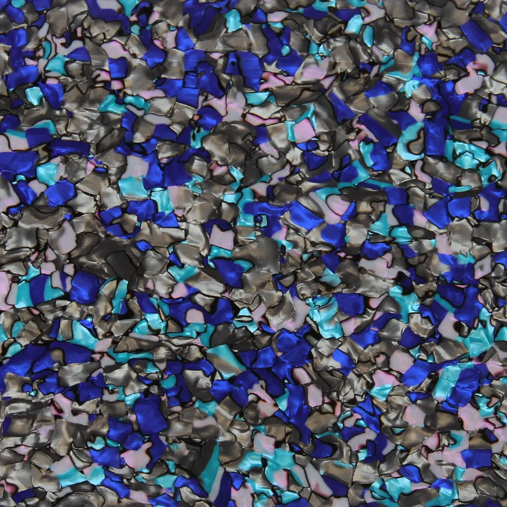 도매 높은 광택 0.17-4mm 다채로운 패턴 아크릴 모조 진주 셀룰로이드 시트