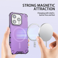 Offre Spéciale étuis magnétiques pour téléphone portable Chargement sans fil Étui magnétique antichoc de luxe pour téléphone portable compatible avec iPhone 12-16