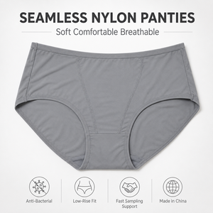 Mutandine in Nylon di Alta Qualità, Senza Cuciture e Comode, <span class=keywords><strong>Sexy</strong></span> con Pizzo, Carine e Traspiranti per Ragazze e Donne - Product Image 1