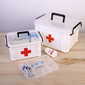 Boîte à pilules médicaments grande boîte de <span class=keywords><strong>pharmacie</strong></span> mignonne stockage de médicaments boîte de premiers soins de voyage médicale - Product Image 5