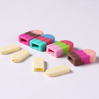 Organizador de Cables de Silicona con Diseño de Helado para Cable de Teléfono, Protector de Cable USB, Soporte para Cable TIPO-C