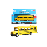 Simulation alliage métal grande vitesse Rail Mini moulé sous pression autobus scolaire modèle jouets éducatifs garçons enfants Collection cadeau