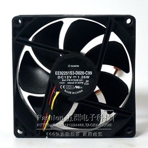 Ventilateur de refroidissement SUNON 92x92x25mm 12V à roulement à billes pour PC de bureau EE92251S3-D020-C99 - Product Image 2