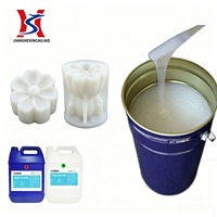Meilleures ventes - Caoutchouc de silicone liquide RTV2 à haute transparence, durcissement au platine, pour la fabrication de moules