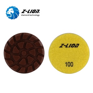 Taş beton için ZL-16KH <span class=keywords><strong>3</strong></span> inç cırt cırt geçiş lehçe disk elmas bakır zemin parlatma pedleri - Product Image 1