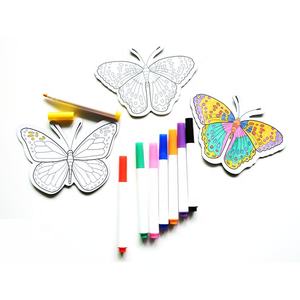 Feuille de coloriage magnétique pour réfrigérateur, outil de bricolage créatif avec marqueurs pour enfants, nouveau - Product Image 4