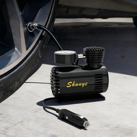 Compresseur d'air portable mini 12V DC pour voiture/moto, moniteur de pression des pneus, gonfleur de pneus haute pression, gonflage rapide, certifié CE