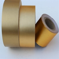 Papier d'aluminium doré pour l'intérieur des paquets de cigarettes, 114 mm, pour l'emballage des cigarettes