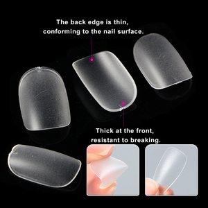 Uñas Postizas Cortas Cuadradas, Diseño Personalizado, Cobertura Completa o Media, para Manicura, para Mujeres, Salón de Belleza - Product Image 3