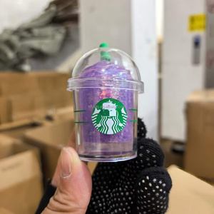 Nouvel Arrivage Schylling Glitter Star Buck Boba Drink TPR Squishy Toys Sensory Squeeze Candy Maltose Boba Beverage Squishy - Product Image 2