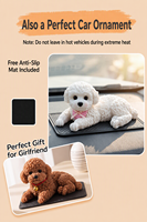 Jouet Squishy Mignon de Simulation d'Animaux (Chien, Chat) Effet Eau, Doux, Anti-Stress, Décompression, Fidget, Cadeau, Boîte Mystère pour Fête
