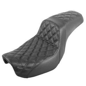 Coussin de siège arrière noir pour moto <span class=keywords><strong>Harley</strong></span> <span class=keywords><strong>Davidson</strong></span> Dyna 2006-2017, <span class=keywords><strong>selle</strong></span> conducteur et passager - Product Image 3