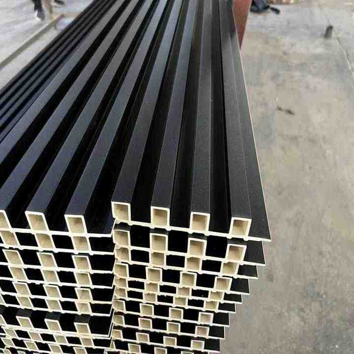 Indoor Wood Veneer Wpc Fluted Wall Panel Decorative Wall Cladding for ...
