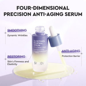 Sérum pour le soin du visage, soin de la peau, sérum éclaircissant à la vitamine C pour le visage avec collagène, acide hyaluronique, sérum au rétinol pour le visage - Product Image 3