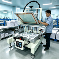 Nouvelle imprimante à écran portable multifonctionnelle semi-automatique de haute précision pour l'impression rapide sur carton, électronique et acrylique