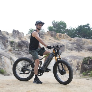 Dual Motor Mountain Bike BURCHDA RX80 48V20AH 26" 4.0 Hydraulic 120-130 N.m Lithium <b>Battery</b> Adult Full Suspension Dual Motor Pro - Product Image 1