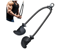 Triceps Corde à tirer vers le bas avec poignée en TPE anti-glissante pour activer plus de fibres musculaires-Corde de gymnastique pour les poussoirs