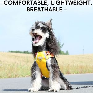 Harnais pour chien réfléchissant, respirant, avec rembourrage doux, nouveau harnais anti-traction avec poches, harnais de type gilet réglable pour chien - Product Image 2