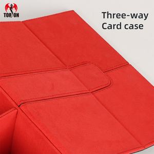 Caja de Almacenamiento de Cartas Personalizada Torson 200+ para Cartas de Juego Yugioh, Estuche de Cartas TCG Personalizado Hecho a Mano, Caja de Cartas de Cuero PU Premium - Product Image 2