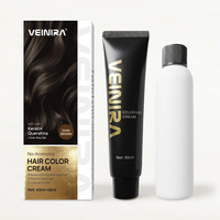 VSIU OEM Crème colorante permanente pour cheveux brun foncé, rouge vin, noir naturel, sans ammoniaque, nouvelle formule, 100% couverture des cheveux gris et blancs