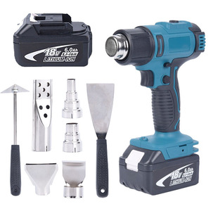 18v Portable <b>Sealing</b> <b>Wax</b> Thermo Glue Gun Sticks High Power Rechargeable Lithium Battery Hot Air Cordless Heat Gun Tools 1200W - Product Image 1
