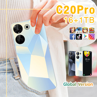 Teléfono C20 Pro Co Work 5G con Batería de Larga Duración de 8000 mAh, Pantalla de 7.3 Pulgadas, Cámara IA de 108MP, 16GB+1TB, Doble SIM+TF, Hotspot, Desbloqueo Facial, Metálico