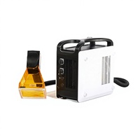Nouvelle machine de marquage laser à fibre PVC portable - Facile à utiliser, gravure métallique haute précision BMP/DXF, 20W/30W/50W, alimentée par batterie