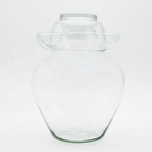 Pot de Fermentation en verre de 2500ML avec couvercle, Pot de Fermentation traditionnelle chinoise avec couvercle hermétique - Product Image 4