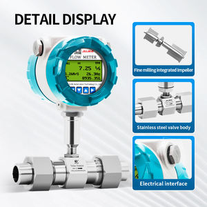 High Pressure Stainless Steel Turbine Flowmeter Flange Digital 4-20mA for Water Oil Wine Liquid <strong>Measurement</strong> DN32 - Product Image 3
