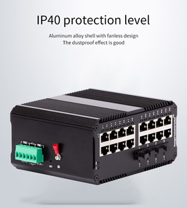 8-Port PoE Gigabit chuyển đổi mạng với 8 SFP khe cắm quản lý công nghiệp 48 gam Công suất Din Rail hỗ trợ Ethernet chuyển đổi cho PC - Product Image 5