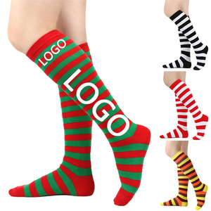 Manufacturer Personalized Customization Women Solid Color Striped Sports Socks Fashion Knee-high Socks for <strong>Ladies</strong> - Product Image 1