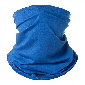 Cache-cou de cyclisme extérieur pour hommes en microfibre de polyester, élastique, rafraîchissant, noir uni, anti-humidité, personnalisable, vente en gros - Product Image 3