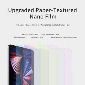 Paperfeel ฟิล์มกระจกกันแสงสะท้อนสำหรับ <span class=keywords><strong>iPad</strong></span> <span class=keywords><strong>Pro</strong></span> 12.9 "<span class=keywords><strong>11</strong></span>" <span class=keywords><strong>iPad</strong></span> Air 10.5 "<span class=keywords><strong>iPad</strong></span> 10.2" สำหรับเขียนและวาดรูป - Product Image 6