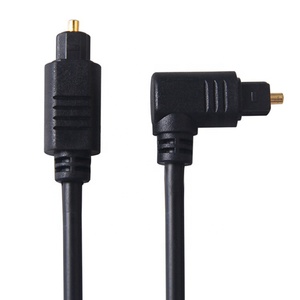 <span class=keywords><strong>สาย</strong></span>สัญญาณเสียง Toslink <span class=keywords><strong>SPDIF</strong></span> คุณภาพสูง แบบบาง หัวงอ 90 องศา ชุบทอง 24K พร้อมปลอกหุ้ม PVC สำหรับเครื่องเล่น DVD และจอภาพ - Product Image 5