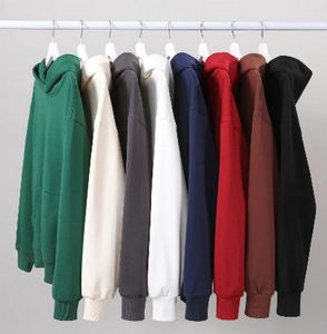 Sweat à capuche imprimé brodé personnalisé de qualité supérieure surdimensionné poids lourd 400 grammes coton vierge polaire sweats à capuche pulls à capuche - Product Image 1