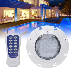 Iluminación LED RGB para piscina, lámpara LED de 45W, faro submarino, luz subacuática para piscina