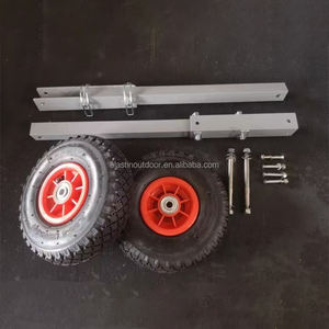 Roues de lancement pour bateau <span class=keywords><strong>gonflable</strong></span>, roues de popa en caoutchouc, <span class=keywords><strong>chariot</strong></span> de remorquage pour <span class=keywords><strong>kayak</strong></span> <span class=keywords><strong>gonflable</strong></span> et bateau à rames - Product Image 1