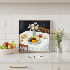 Lienzo Decorativo con Estampado Floral <span class=keywords><strong>y</strong></span> Frutal, Impresión en Lienzo de Poliéster, Listo <span class=keywords><strong>para</strong></span> Colgar, Arte Mural <span class=keywords><strong>para</strong></span> <span class=keywords><strong>Comedor</strong></span> <span class=keywords><strong>y</strong></span> Cocina - Product Image 4