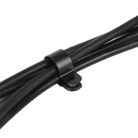 Clips de câble en nylon plastique de type JIAF R 5,3-19,2 mm Noir Personnalisable pour la gestion des câbles et des fils fixes