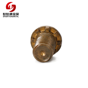 OEM cobre cabeza plana del perno prisionero equipo eléctrico mano remachado tornillos - Product Image 4