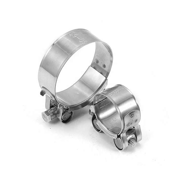 T-Bolt Hose Clamps Stainless Steel 201 W2 With Spring - Hose Clamps And