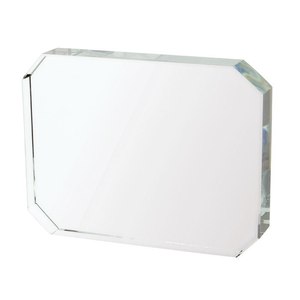 Fermalibro in Vetro Trasparente Rettangolare 80x100x19 mm Accessorio per Scrivania da Ufficio - Product Image 2