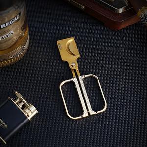 JIFENG JF-J77 Taglia Sigari in Metallo Cromato Argento di Alta Qualità con Logo Personalizzato Lama Affilata Confezione Regalo - Product Image 4