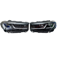 Adecuado para faros delanteros BMW G30 5 Series 2021-2023 con versión de sombra negra de calidad original