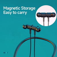 Headphone Stereo TWS G01 Berkualitas Tinggi, Earbud Gaming Nirkabel Model Neckband, Earphone Nirkabel Model Neckband