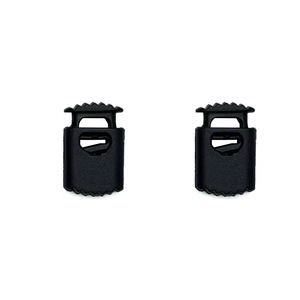 Gancho de plástico para cordones de zapatos, de un solo orificio, hebilla elástica ajustable, duradero para zapatos - Product Image 4