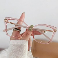Lunettes de vue photochromiques œil de chat marron léopard 2322 pour femmes, anti-lumière bleue, unisexe, pour ordinateur, optiques 2026