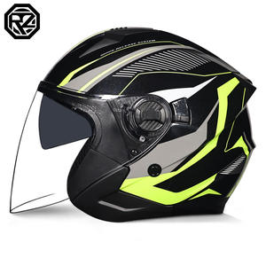 Casque demi-face Orz certifié quatre saisons pour hommes et femmes, double visière, casques de sécurité ABS, nouveaux, homologués DOT pour vélo électrique - Product Image 3